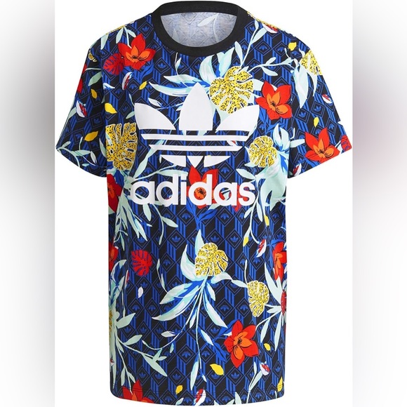 🌺ADIDAS HER STUDIO London Tee Floral Top - Picture 6 of 14